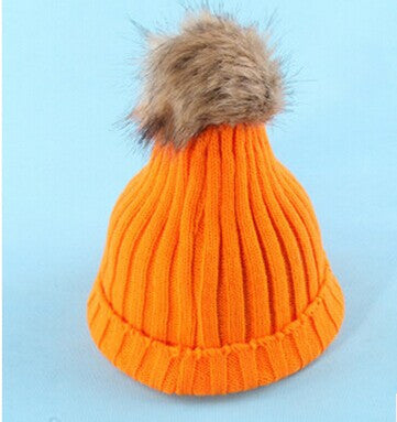 Women Spring Winter Hats Beanies Knitted Cap Crochet Hat Rabbit Fur Ear Protect Casual Cap-Dollar Bargains Online Shopping Australia