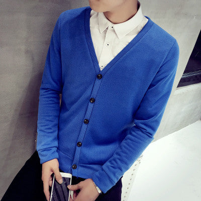 206 Button wool cashmere sweater male outerwear cardigan autumn man imported sweater cardigan M-5xl Plus-Dollar Bargains Online Shopping Australia
