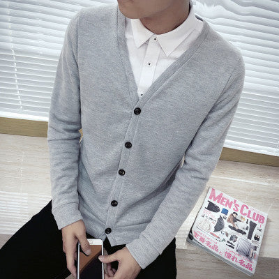 206 Button wool cashmere sweater male outerwear cardigan autumn man imported sweater cardigan M-5xl Plus-Dollar Bargains Online Shopping Australia
