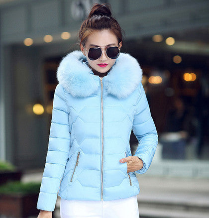 Womens Winter Jackets And Coats Women's Parkas Thick Warm Faux Fur Collar Hooded Anorak Ladies Jacket Female Manteau Femme-Dollar Bargains Online Shopping Australia