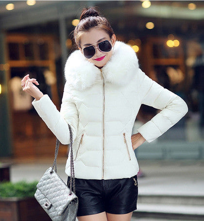 Womens Winter Jackets And Coats Women's Parkas Thick Warm Faux Fur Collar Hooded Anorak Ladies Jacket Female Manteau Femme-Dollar Bargains Online Shopping Australia