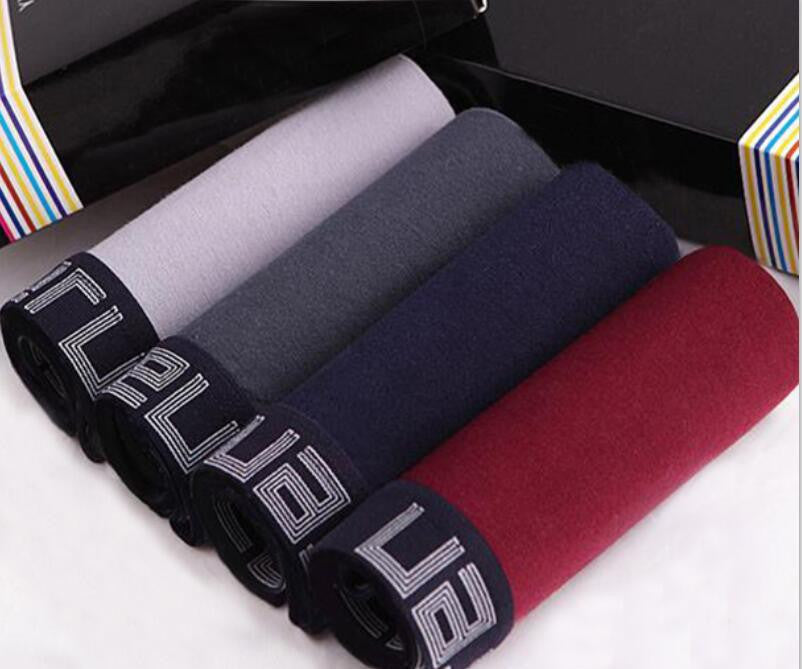 Online discount shop Australia - Mens 4Pcs\lot Underwear Soft Boxers Modal Boxer Men Solid Boxer Shorts Plus Size Boxers Mens Underwear Lot