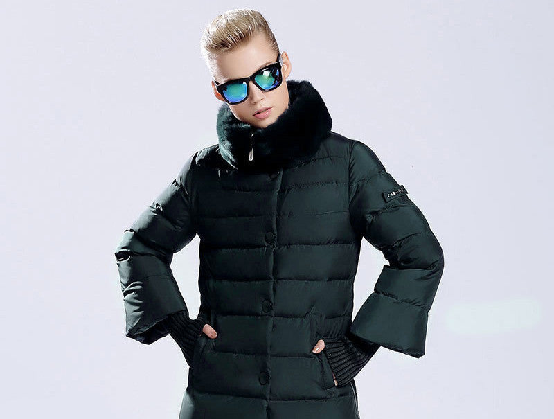 Winter duck down jacket women long coat parkas thickening Female Warm Clothes Rabbit fur collar High Quality-Dollar Bargains Online Shopping Australia