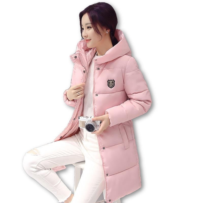 Down parka women autumn winter coat down long coat 8665 winter jacket women coat-Dollar Bargains Online Shopping Australia