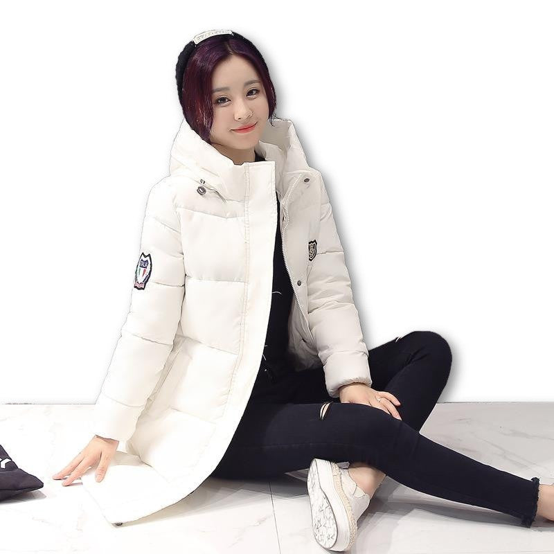 Down parka women autumn winter coat down long coat 8665 winter jacket women coat-Dollar Bargains Online Shopping Australia