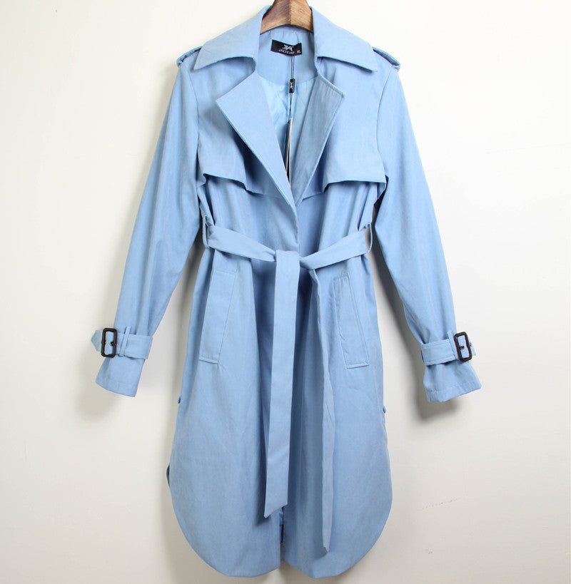 Fashion Long Trench Coat For Women Autumn Spring Trench Coats Outerwear Loose Coat Gabardina Mujer Trench HO851770-Dollar Bargains Online Shopping Australia