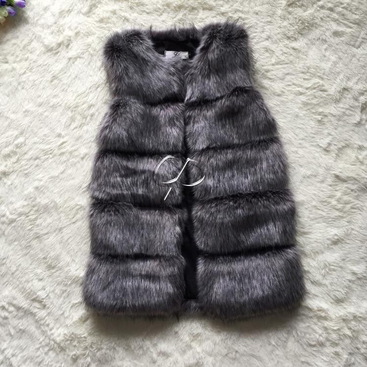 Fashion Winter Women Fur Vest Faux Fox Fur Vests Woman Fake Fur Coat Jacket Female Ladies Fur Coats Size S-XXXL-Dollar Bargains Online Shopping Australia