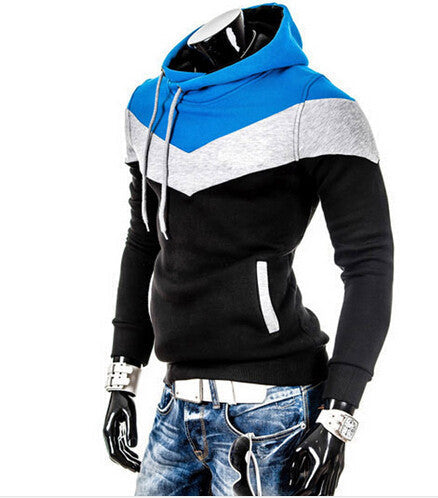 IMC Spring Autumn Mens Casual Slim Fit Hooded Hoodies Sweatshirt Sportswear Male Patchwork Fleece Jacket 6 Colors M-3XL-Dollar Bargains Online Shopping Australia