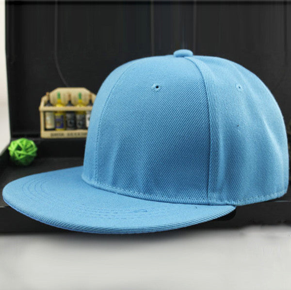 Adjustable Men Women Baseball Cap Solid Hip Hop Snapback Flat Peaked Hat Visor-Dollar Bargains Online Shopping Australia