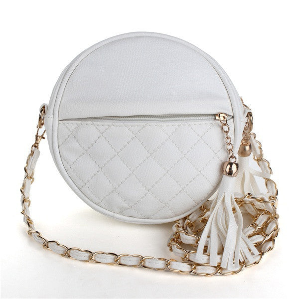 tassel chain small women bags fashion designer girls messenger bag brand leather crossbody bags candy colors ladies handbag-Dollar Bargains Online Shopping Australia