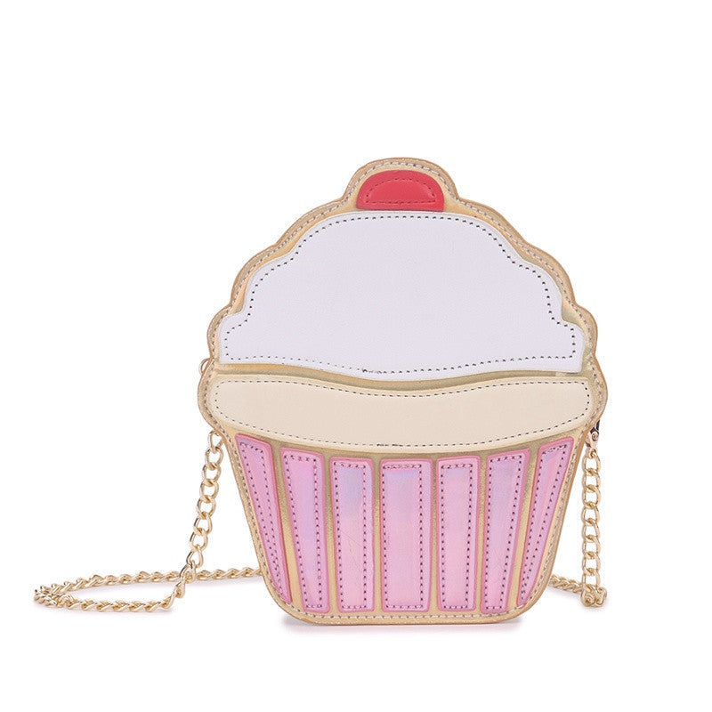 womem ice cream Bag cake bag PU leather cute Messenger Bags Candy colours Small Size Female chain handbags 3D laser diamond bag-Dollar Bargains Online Shopping Australia