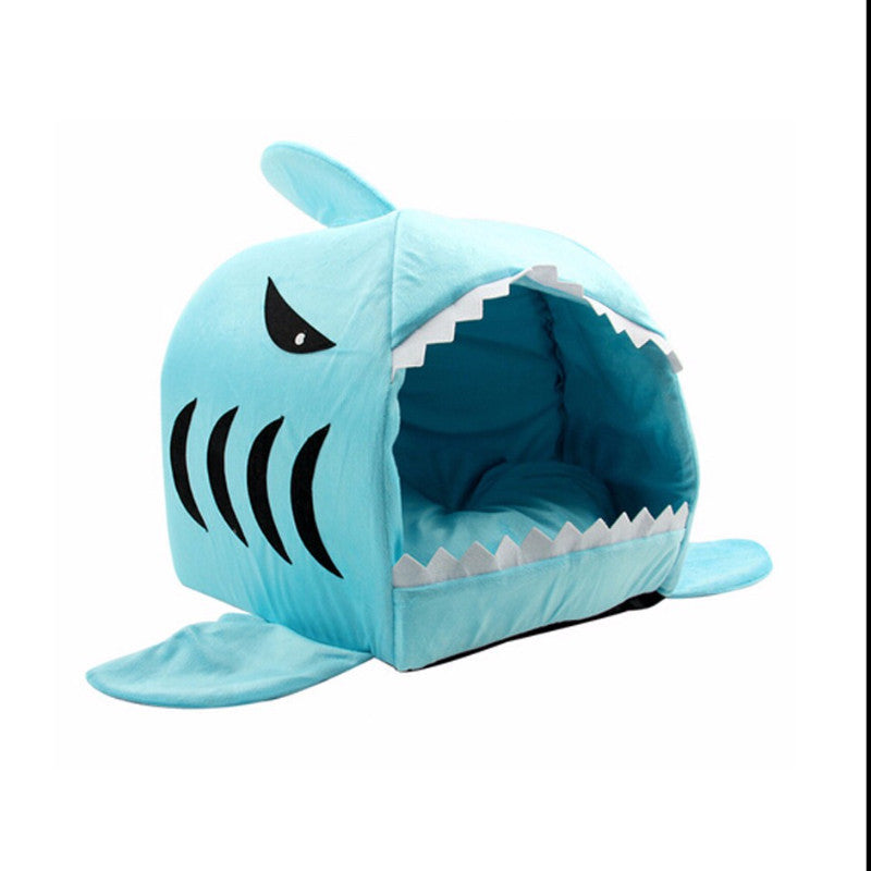 2 Size Pet Products Warm Soft Dog House Pet Sleeping Bag Shark Dog Kennel Cat Bed Cat House-Dollar Bargains Online Shopping Australia