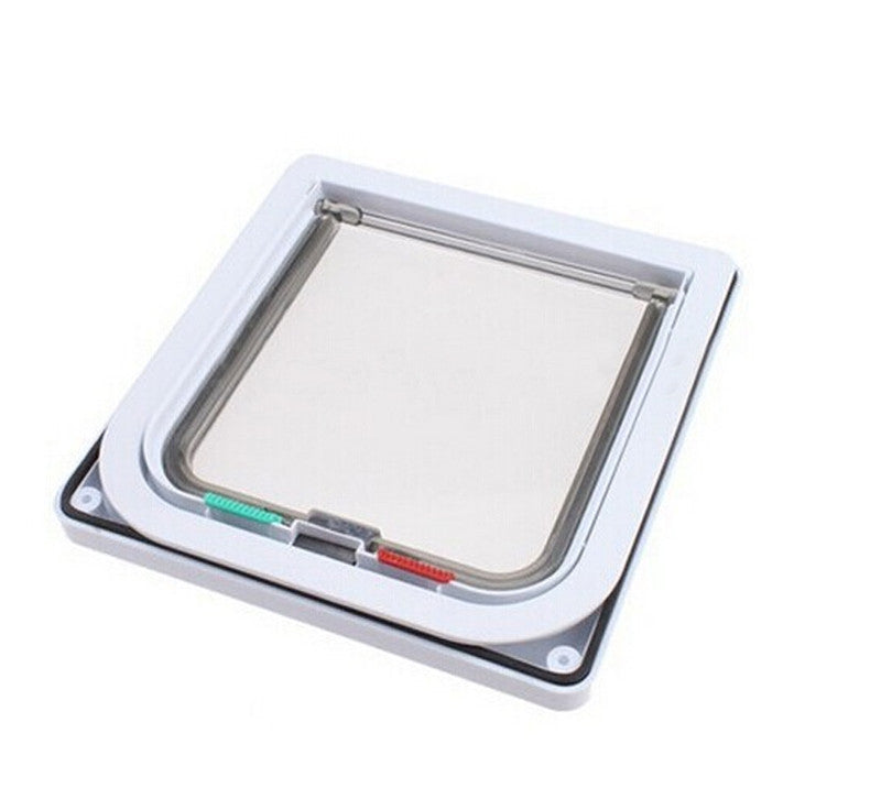 4 Ways Magnetic Lockable Cat Flap Door Samll Dog Gates Pet Supplies-Dollar Bargains Online Shopping Australia