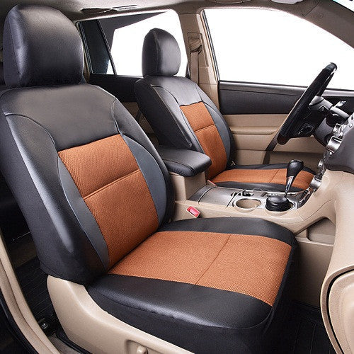 Arrival PU Leather 2 Front Seat Cover Car Seat protector Automobile Seat Covers Backseat Universal fit like opel toyota Ford-Dollar Bargains Online Shopping Australia