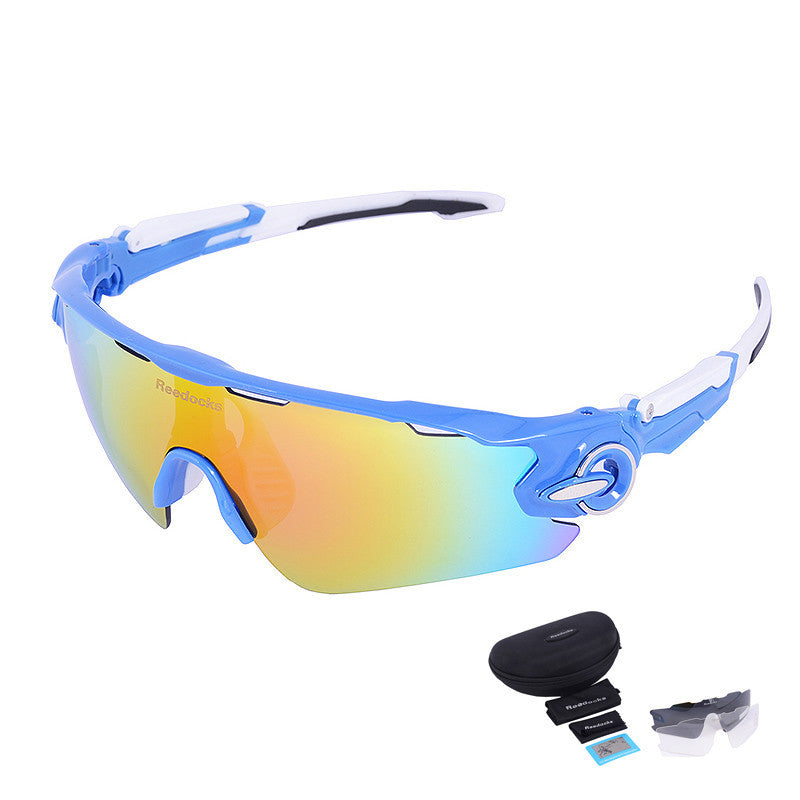 3 Lens Mens Bike Sunglasses Brand Designer Men's Outdoor Gafas Sports Polarized Cycling Glasses For Women UV400 Goggles-Dollar Bargains Online Shopping Australia