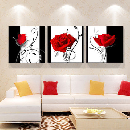 Print poster canvas Wall Art orchids Decoration art oil painting Modular pictures on the wall sitting room cuadros(no frame)3pcs-Dollar Bargains Online Shopping Australia