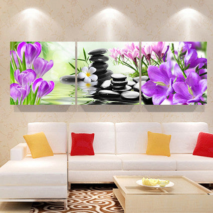 Print poster canvas Wall Art orchids Decoration art oil painting Modular pictures on the wall sitting room cuadros(no frame)3pcs-Dollar Bargains Online Shopping Australia