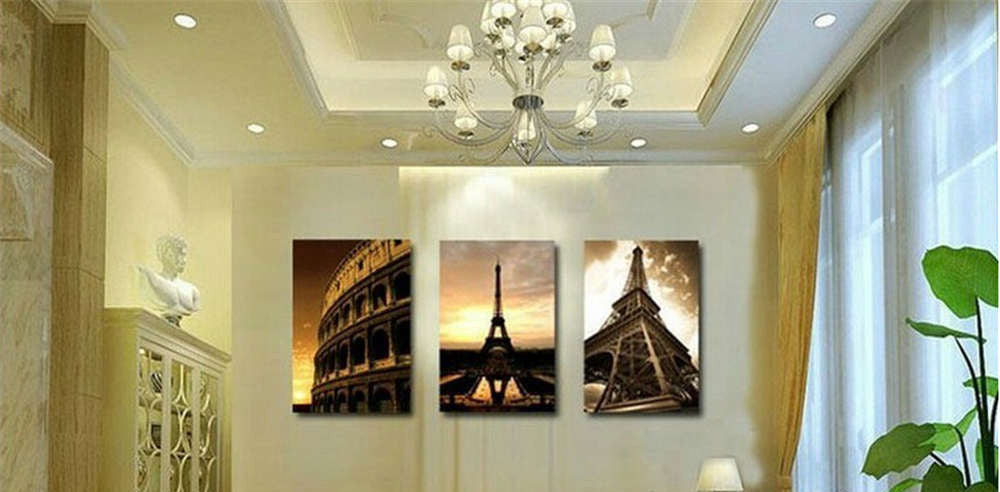 3 Pieces/Set Art Pictures Walking In The Street Alone Decor More Styles On The Wall Printed Canvas Pictures Wall Paintings No Frame-Dollar Bargains Online Shopping Australia
