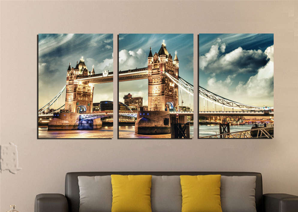 3 Pieces/Set Art Pictures Walking In The Street Alone Decor More Styles On The Wall Printed Canvas Pictures Wall Paintings No Frame-Dollar Bargains Online Shopping Australia