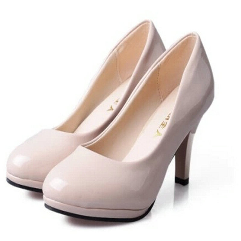 Pumps shallow mouth shoes style thick heel elegant women's sandals shoes fashion shoes