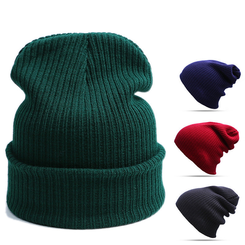 Online discount shop Australia - Fashion Skullies Beanies Women Warm Hat Knit Hat Female Cap Men Hat For Women Beanie Warm Cap Unisex