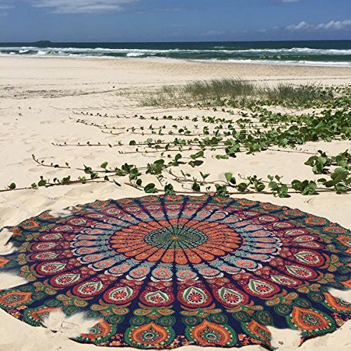Summer large Chiffon printed beach towel, Bohemia wind scarf-Dollar Bargains Online Shopping Australia