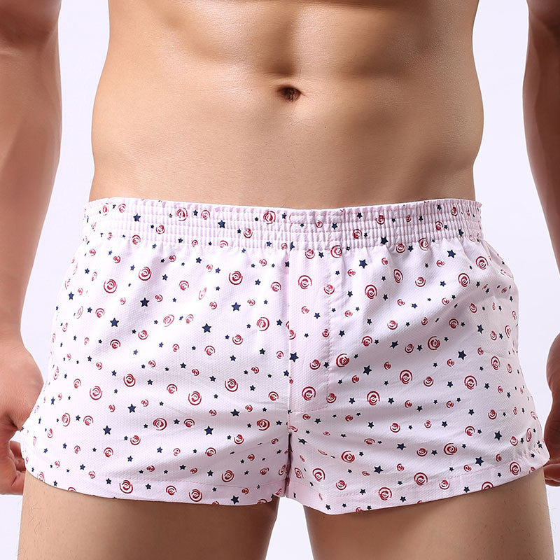 Online discount shop Australia - Men Underwear Boxer Shorts Trunks Slacks Cotton Men Cueca Boxer Shorts Underwear Printed Men Shorts Home Underpants std05