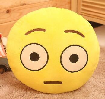 Soft Smiley Emoticon Round Cushion Sofa Stuffed Plush Toy Doll