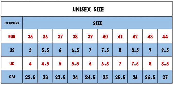 Mens Size 36 Shoes In Aus Euro Shoe Conversion Chart Women's Size
