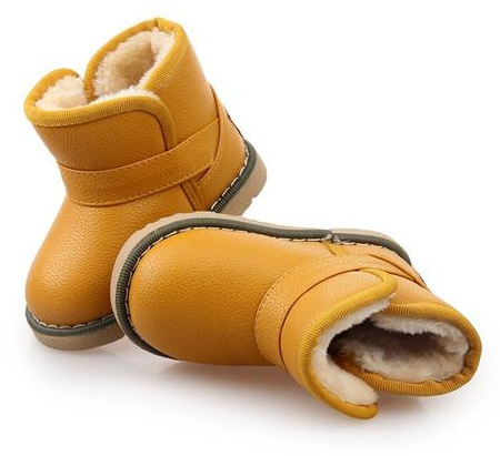 Waterproof Children Boots Winter Baby Shoes Girls Cotton - Padded Shoes Ankle Boys Boots