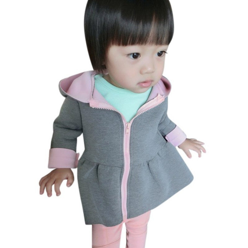 Girls Jacket Animal Rabbit Design Cotton Zipper Spring Autumn Baby Girl Coat Children Jackets Kids Coat N6456 - CelebritystyleFashion.com.au online clothing shop australia