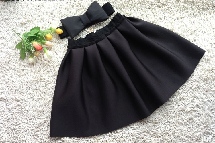 Neoprene new space cotton elastic force high waist skirts pleated skirt women tutu skirt casual - CelebritystyleFashion.com.au online clothing shop australia