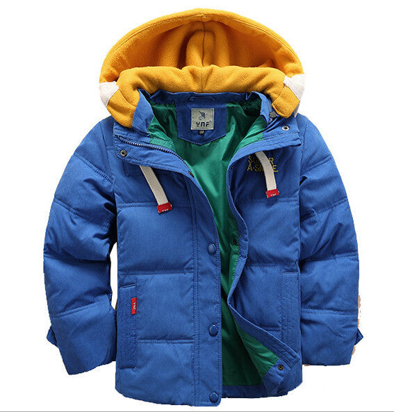 High quality 4-10Yrs Boys coats winter blue Jacket kids Casual Boys thick Winter jacket Christmas Boy Winter Coat - CelebritystyleFashion.com.au online clothing shop australia