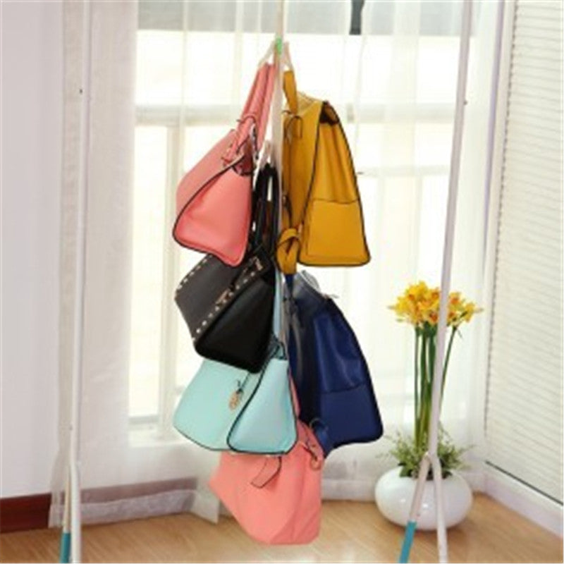 5 Hooks Handbag Bag Purse Holder Shelf Hanger Rack Storage Organizer rear door