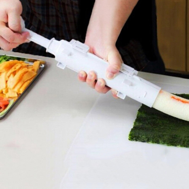 Sushezi Roller Kit Sushi Mold Maker Bazooka Sushi Rolls Making Tool Rice Mould Roller Cooking Tools