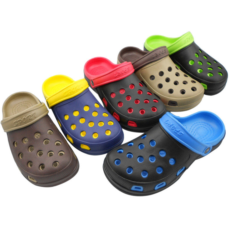 New Fashion Male Men's Sandals Anti-Slip Hole Slippers Outdoor Home Garden Shoes Mules & Clogs Breathable Beach EVA Shoes O531 - CelebritystyleFashion.com.au online clothing shop australia