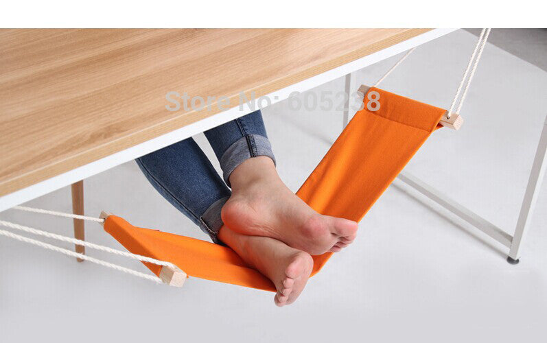 Desk Feet Hammock / Foot Care Tool The Foot Hammock - Orange