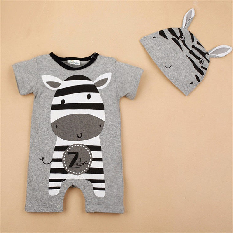 Baby Boy Rompers Summer Baby Girl Clothing Sets Short Sleeve Newborn Baby Clothes Roupa Bebes Infant Jumpsuit Baby Boys Clothes - CelebritystyleFashion.com.au online clothing shop australia