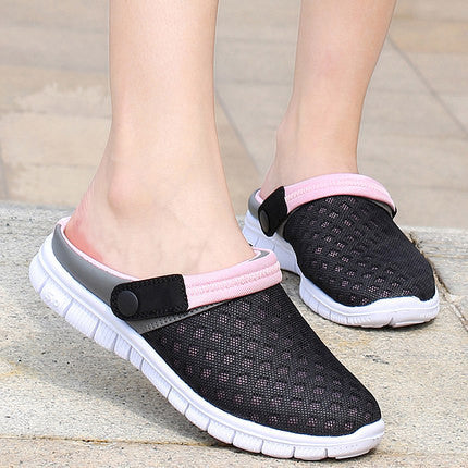 Summer men's and women's mules clogs casual sandals shoes lovers shoes male hole slippers - CelebritystyleFashion.com.au online clothing shop australia