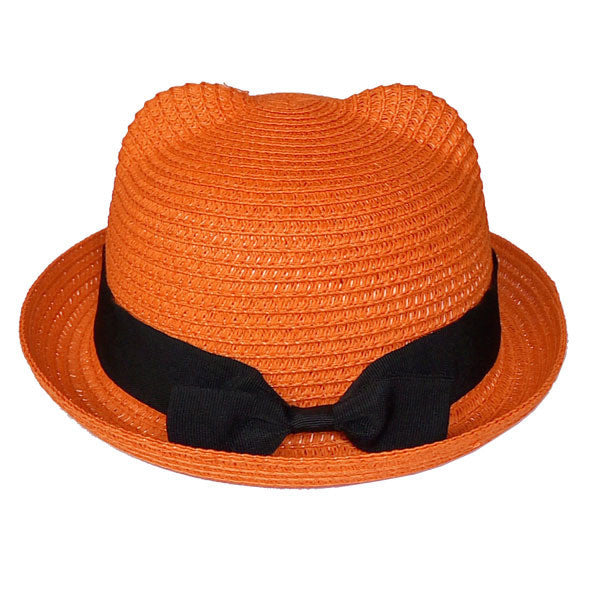 Kids Straw Hats Fedora Hat Children Beach Sun Baby Ear Vintage Baby Boy And Girl Wide Brim Floppy Panama - CelebritystyleFashion.com.au online clothing shop australia