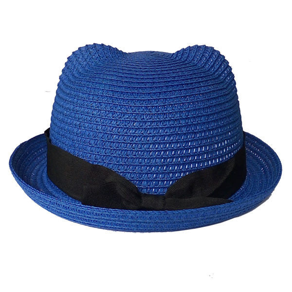 Kids Straw Hats Fedora Hat Children Beach Sun Baby Ear Vintage Baby Boy And Girl Wide Brim Floppy Panama - CelebritystyleFashion.com.au online clothing shop australia