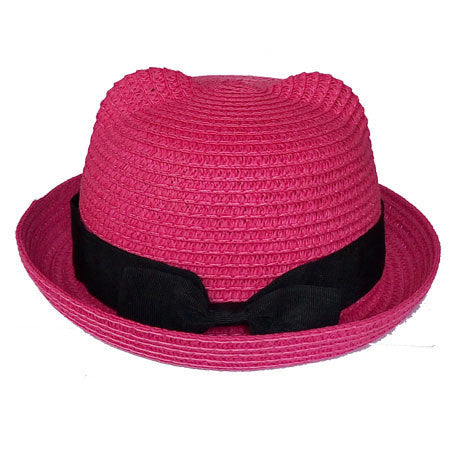 Kids Straw Hats Fedora Hat Children Beach Sun Baby Ear Vintage Baby Boy And Girl Wide Brim Floppy Panama - CelebritystyleFashion.com.au online clothing shop australia