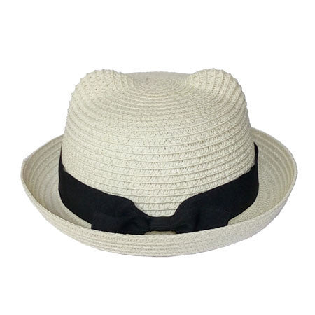 Kids Straw Hats Fedora Hat Children Beach Sun Baby Ear Vintage Baby Boy And Girl Wide Brim Floppy Panama - CelebritystyleFashion.com.au online clothing shop australia