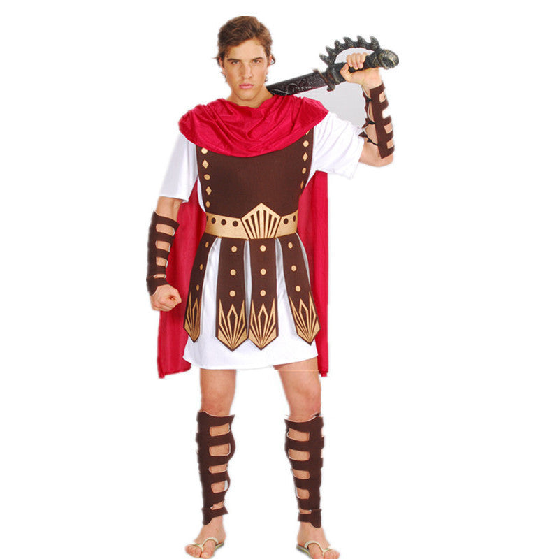 Ancient Roman Warrior Gladiator Costumes Masquerade Party Women Men Knight Julius Caesar Halloween Adult Cosplay Couple Costume - CelebritystyleFashion.com.au online clothing shop australia