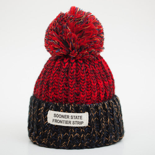 Fashion Woman's Warm Woolen Winter Hats Knitted Fur Cap For Woman Sooner State Letter Skullies & Beanies 6 Color Gorros - CelebritystyleFashion.com.au online clothing shop australia