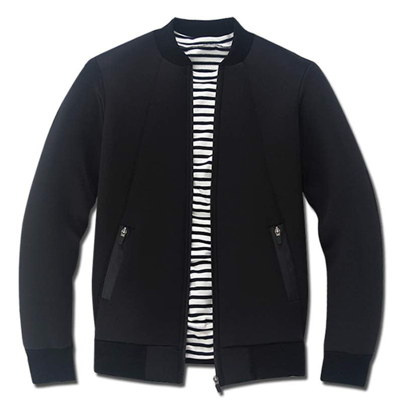 Cool College Baseball Jacket Men Fashion Design Black Pu Leather Sleeve Mens Slim Fit Varsity Jacket Brand Veste Homme Xxl - CelebritystyleFashion.com.au online clothing shop australia