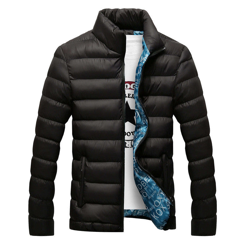 Normen Brand Clothing Newest Men's Solid Parkas Winter Jacket Men Stand Collar Fashion Quality Padded For Men Overcoat - CelebritystyleFashion.com.au online clothing shop australia