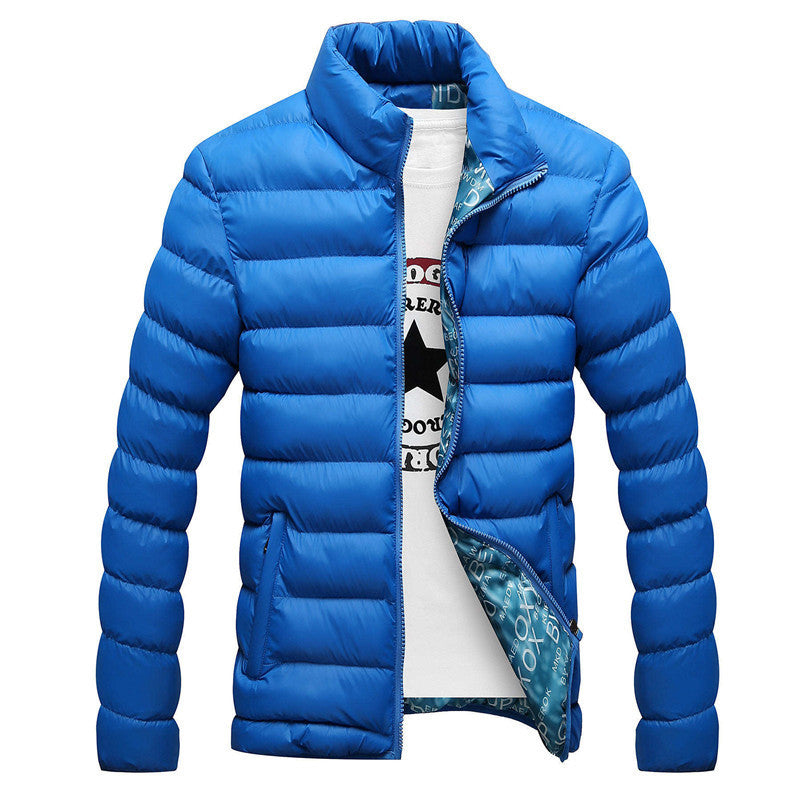 Normen Brand Clothing Newest Men's Solid Parkas Winter Jacket Men Stand Collar Fashion Quality Padded For Men Overcoat - CelebritystyleFashion.com.au online clothing shop australia