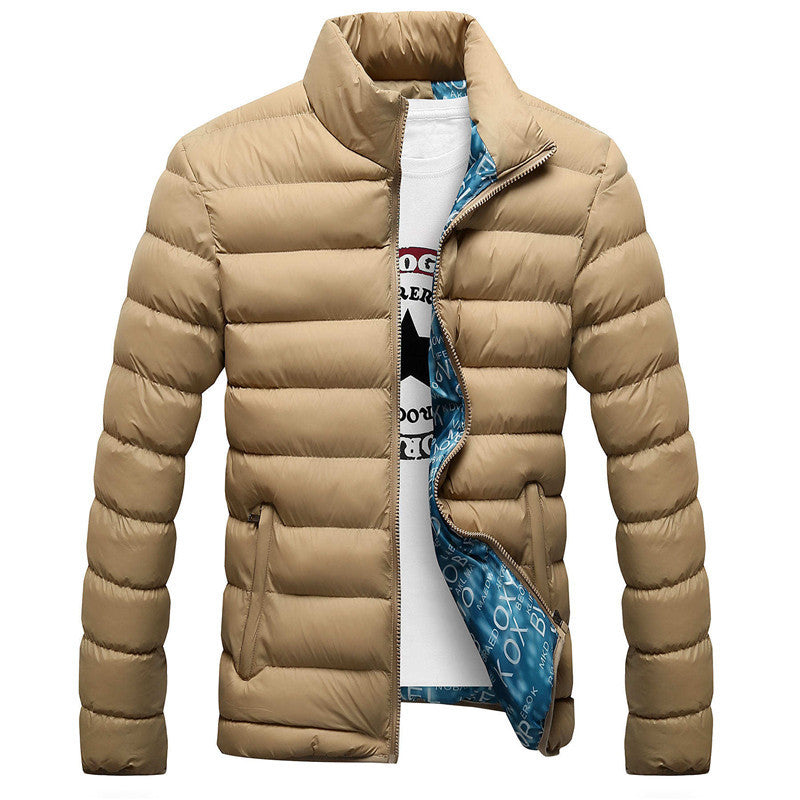 Normen Brand Clothing Newest Men's Solid Parkas Winter Jacket Men Stand Collar Fashion Quality Padded For Men Overcoat - CelebritystyleFashion.com.au online clothing shop australia