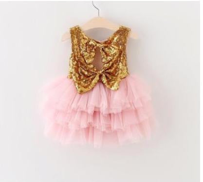 Retail Girl's summer fasion sequins bowknot dress , costumes kids , girls tutu dress , BW22 - CelebritystyleFashion.com.au online clothing shop australia